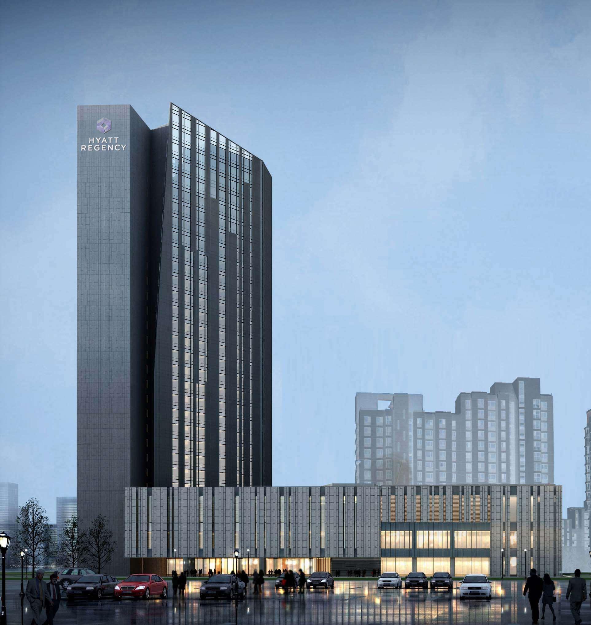 Hyatt Regency Tianjin East Hotel Buitenkant foto